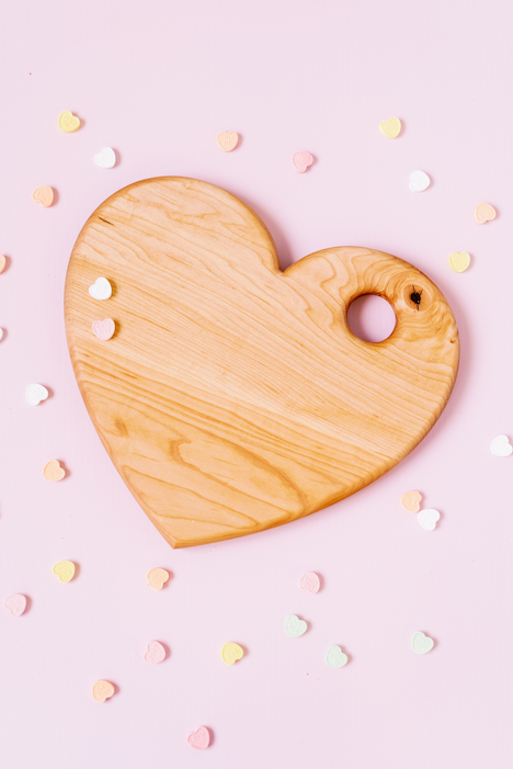 heart shaped cutting board for sale